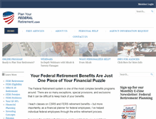 Tablet Screenshot of plan-your-federal-retirement.com